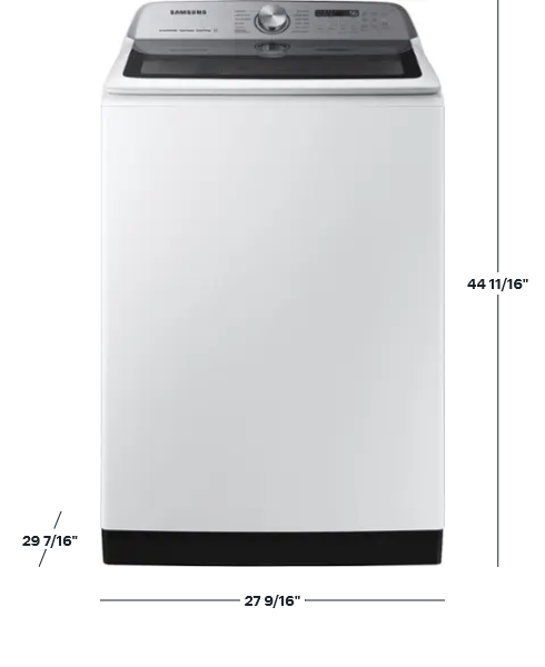 Samsung WA52DG5500AW 5.2 cu. ft. High-Efficiency Smart Top Load Washer with Super Speed Wash (2023) — image 2